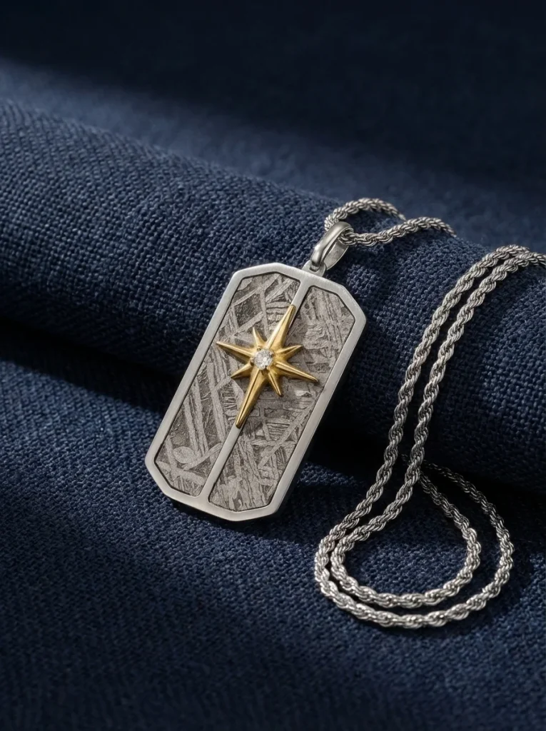 The North Star - Aletai Meteorite Star Pendant
