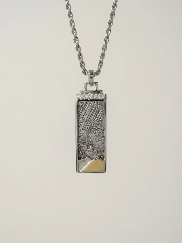 Aletai meteorite bar pendant gift set - The Ridge by Movalor